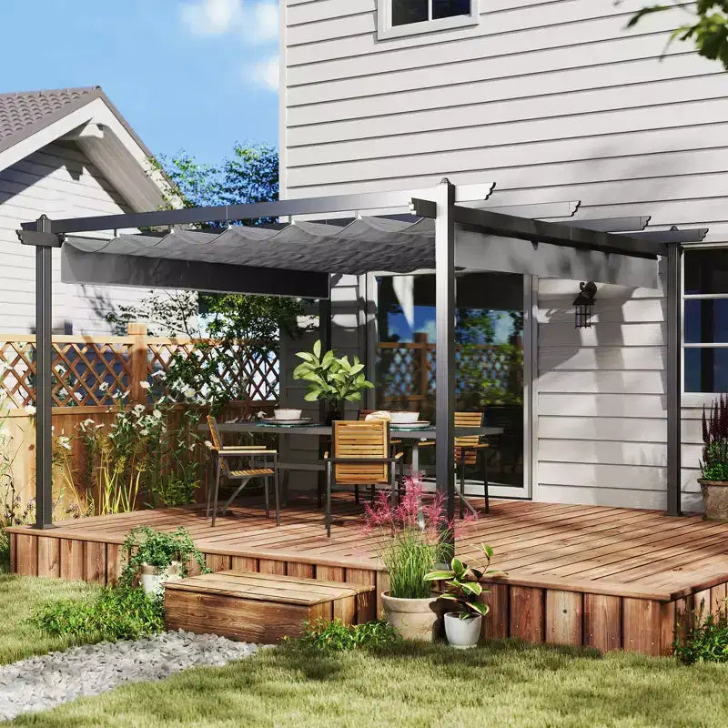 Toile de pergola rétractable