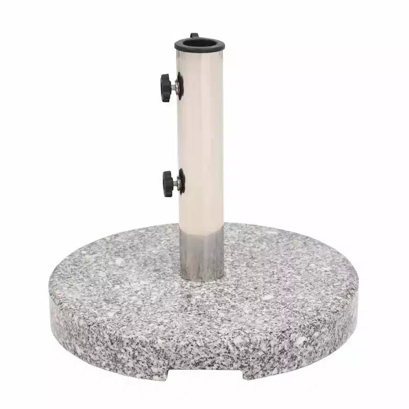 Base de parasol carrée, tube en acier inoxydable