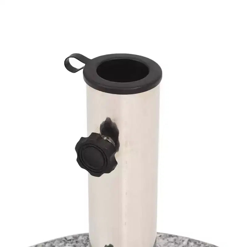 Base de parasol carrée, tube en acier inoxydable