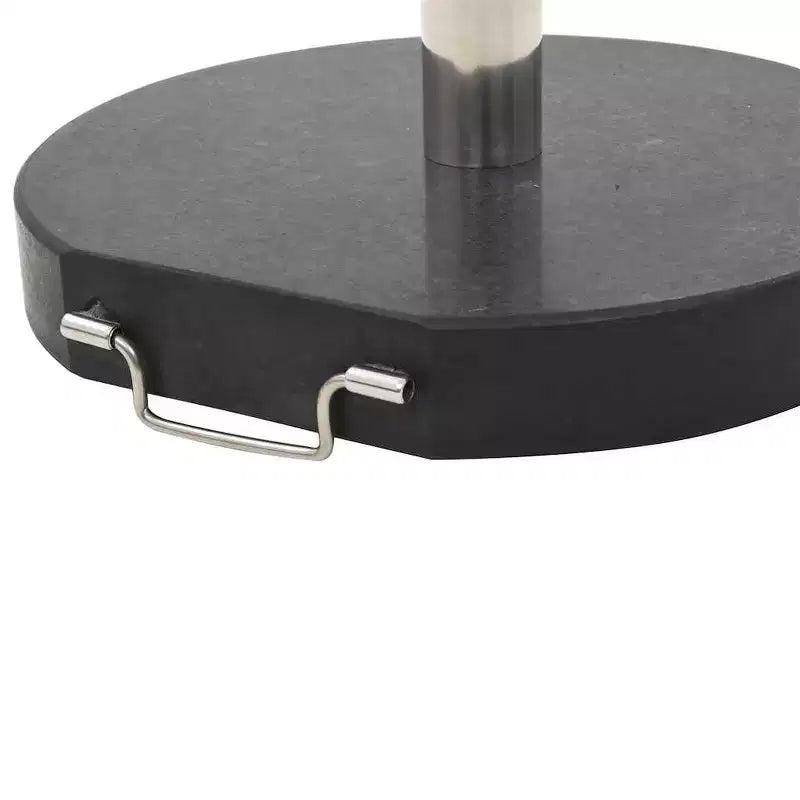 Base de parasol carrée, tube en acier inoxydable