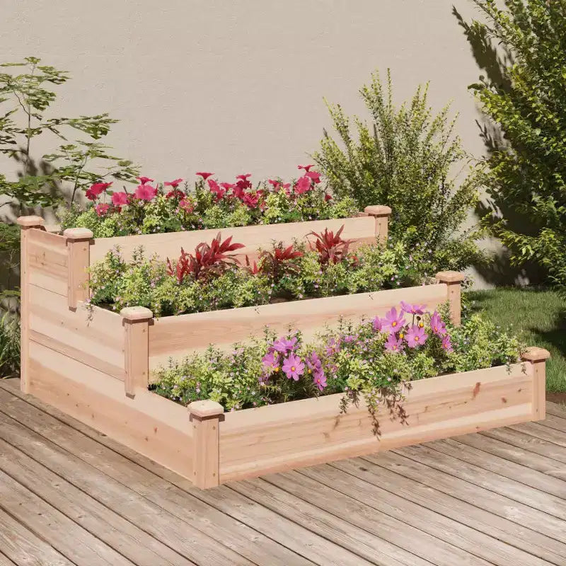 Jardinière surélevée pour fraisiers