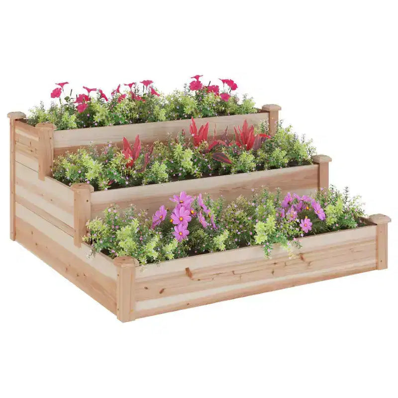 Jardinière surélevée pour fraisiers