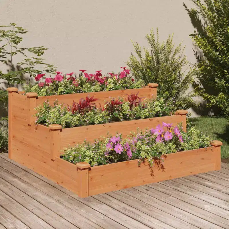 Jardinière surélevée pour fraisiers