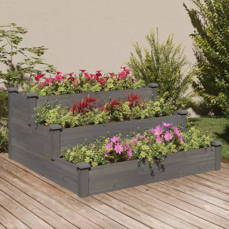 Jardinière surélevée pour fraisiers