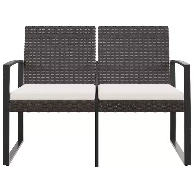 Banc d'extérieur Banc avec coussins