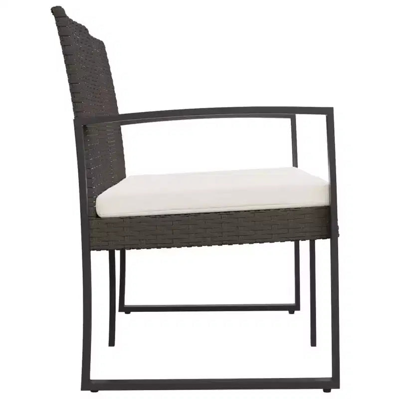 Banc d'extérieur Banc avec coussins