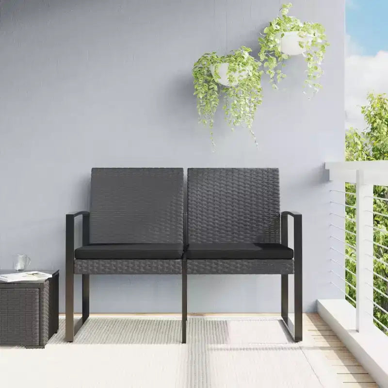 Banc d'extérieur Banc avec coussins