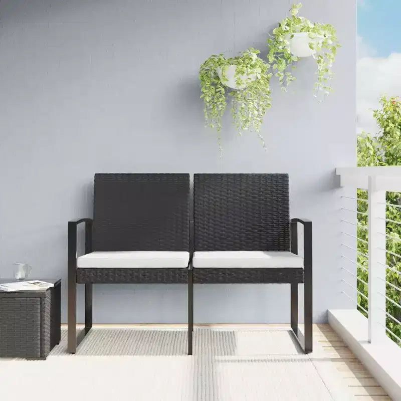 Banc d'extérieur Banc avec coussins