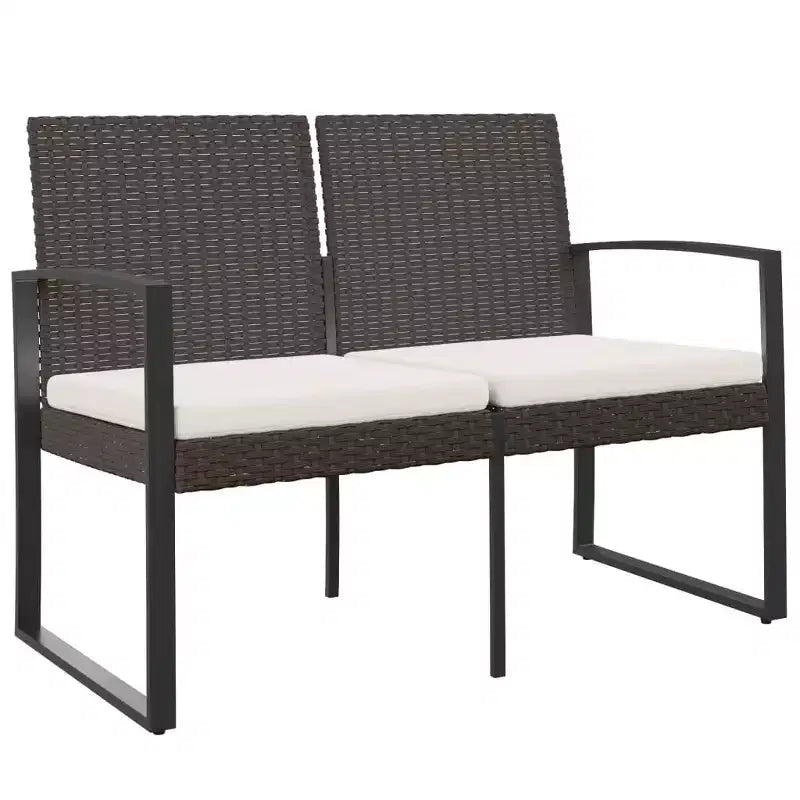 Banc d'extérieur Banc avec coussins