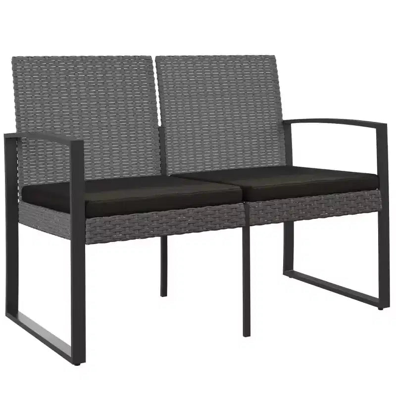 Banc d'extérieur Banc avec coussins
