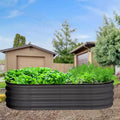 Jardinière surélevée en acier galvanisé de pied