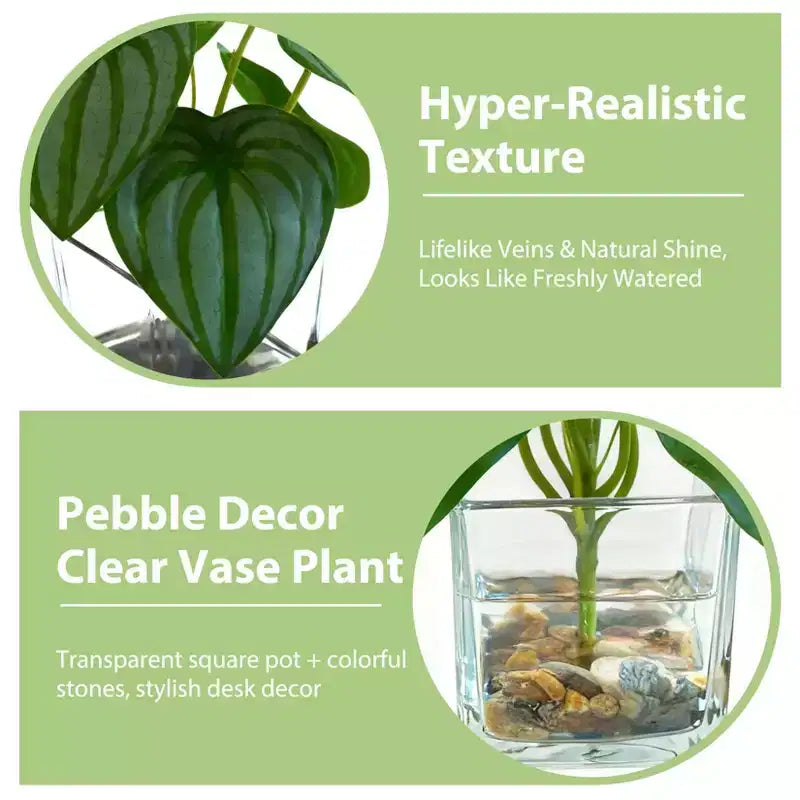 Plantes artificielles en pot