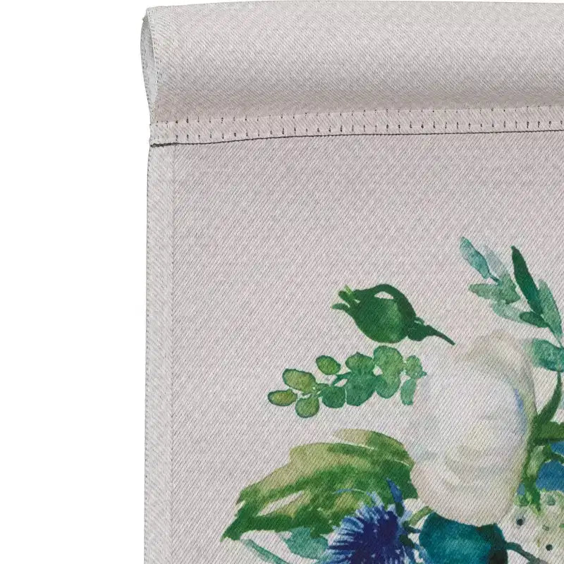 Drapeau de jardin extérieur Motif fleurs mélangées Bienvenue au printemps