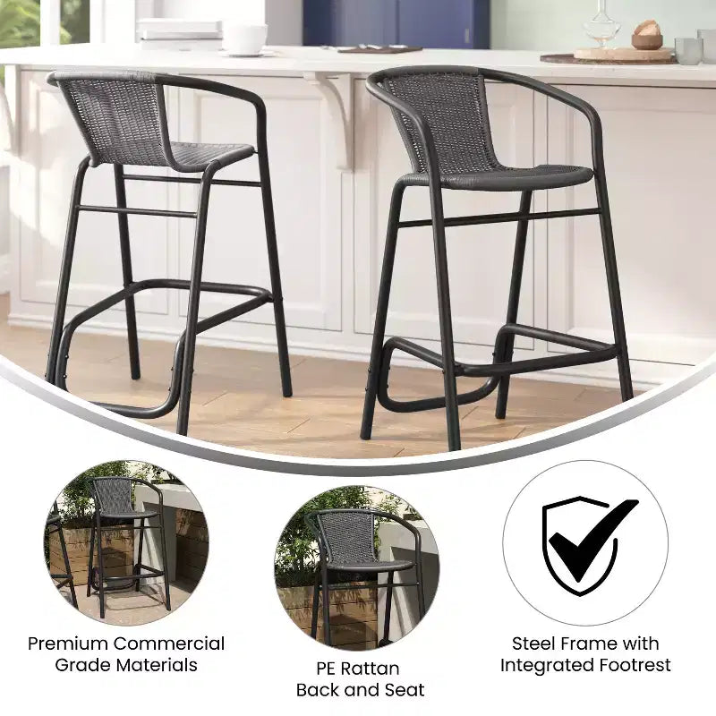 Tabouret de bar style restaurant