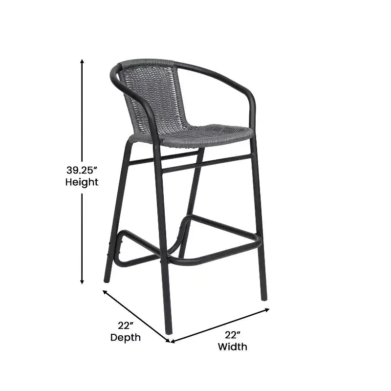 Tabouret de bar style restaurant