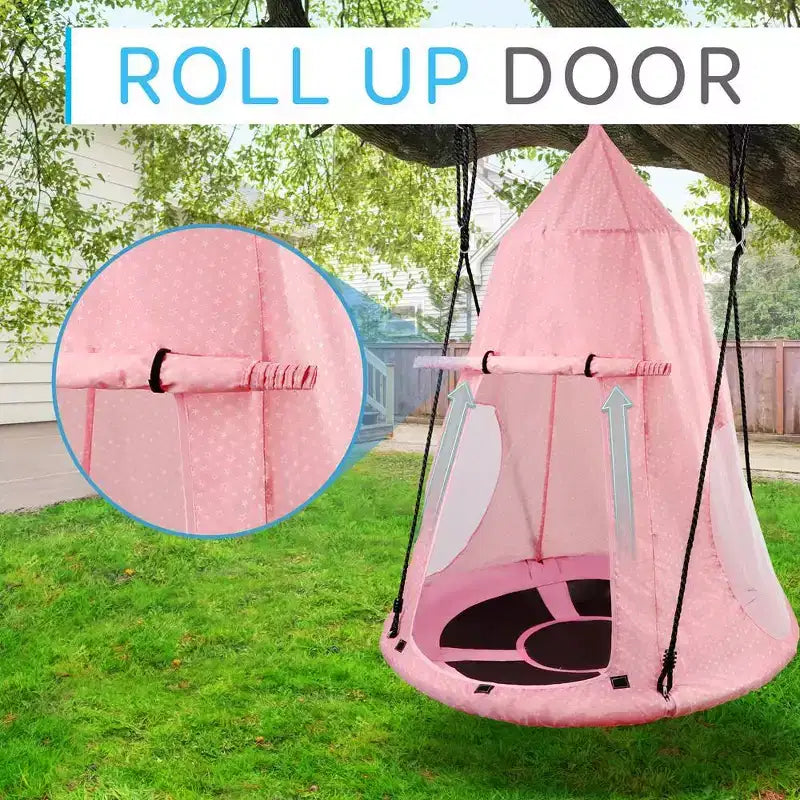 Balançoire soucoupe suspendue
