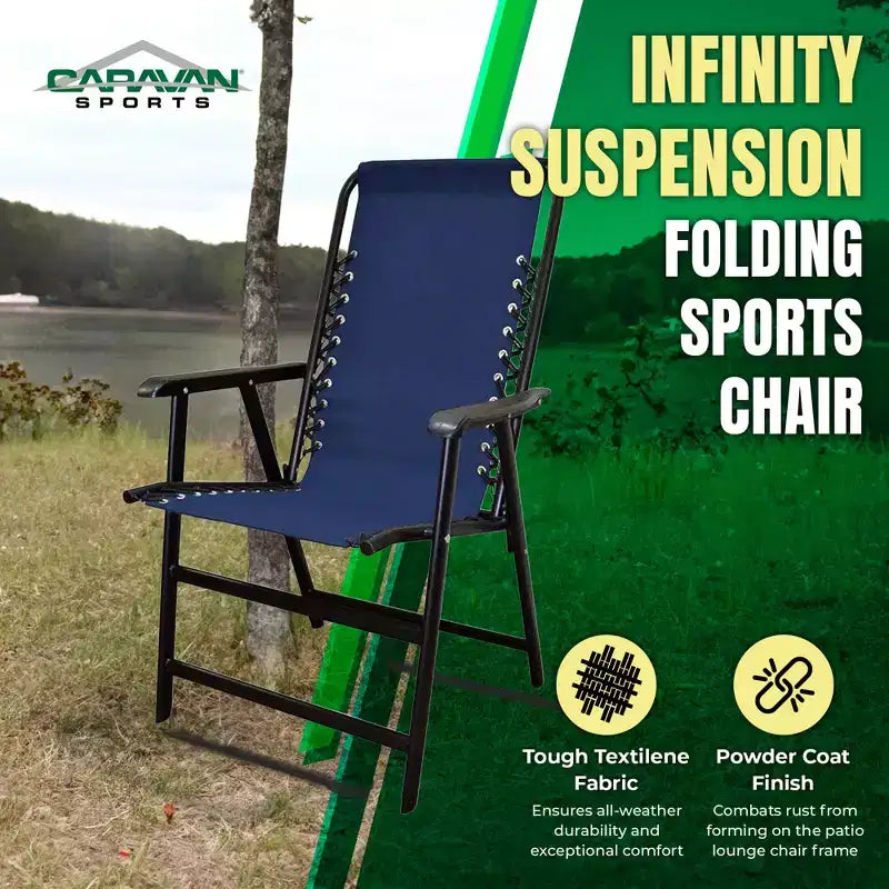Chaise de sport portable pliante à suspension Caravan Canopy
