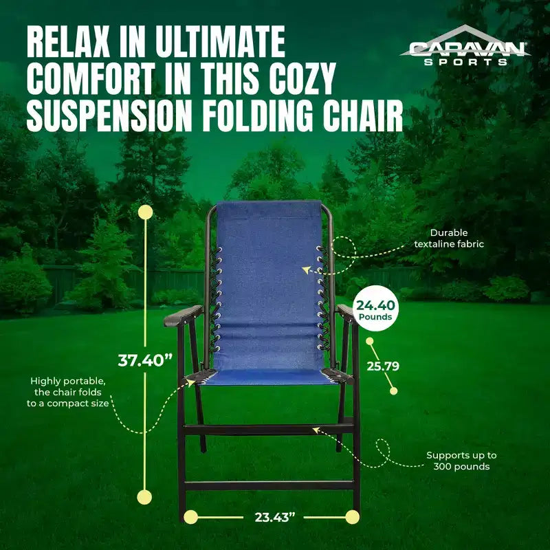 Chaise de sport portable pliante à suspension Caravan Canopy