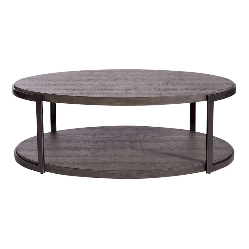 Table basse ovale gris Modern View