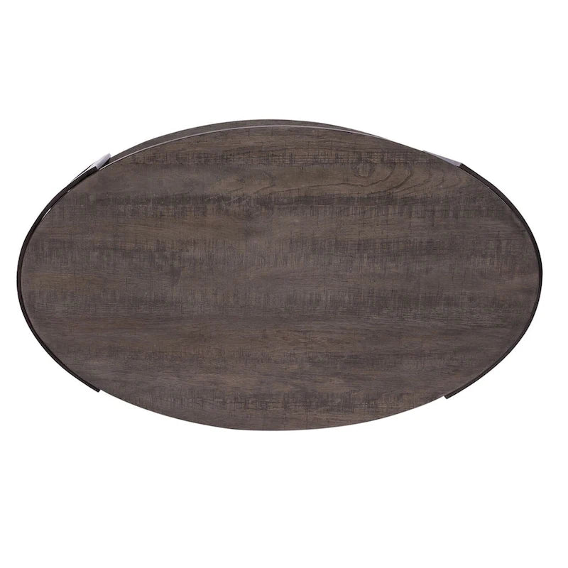 Table basse ovale gris Modern View