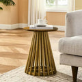 Table basse ronde en bois, Table d'appoint simple