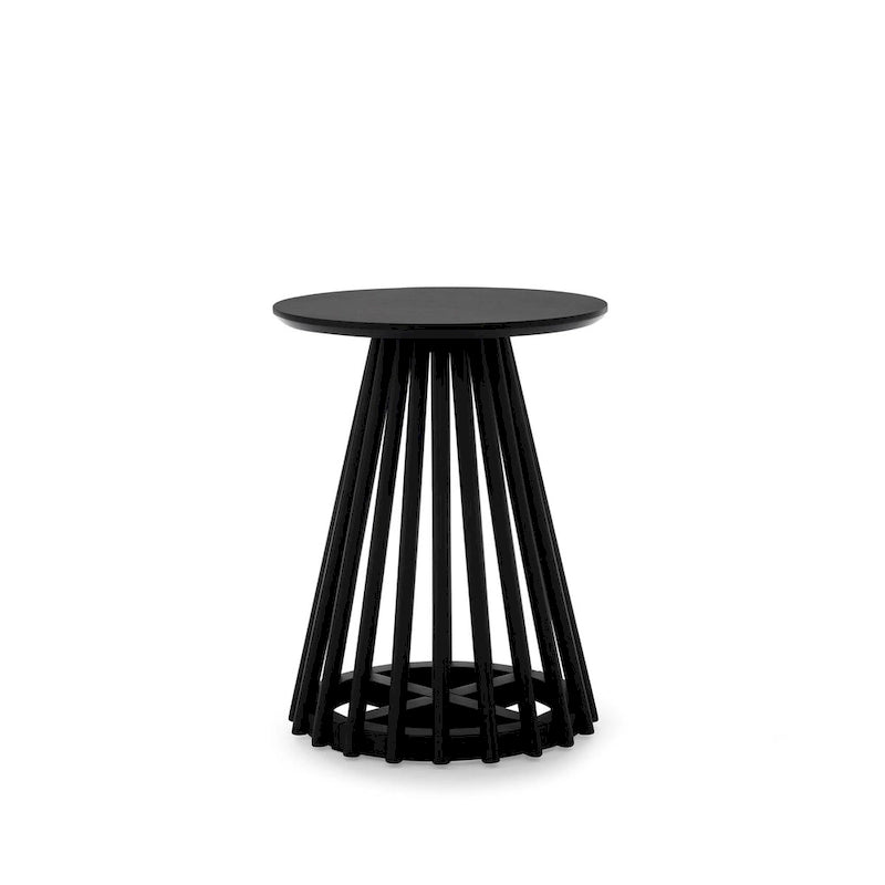 Table basse ronde en bois, Table d'appoint simple