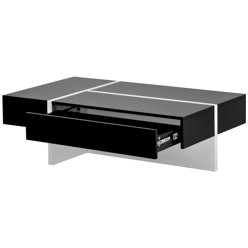 Table basse rectangulaire moderne et simple