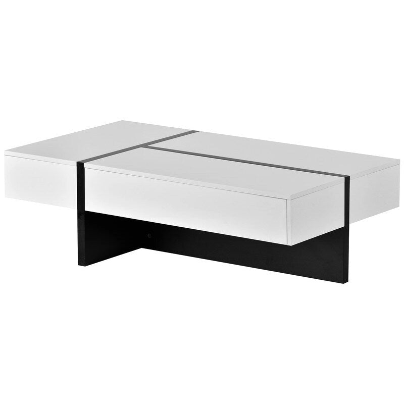 Table basse rectangulaire moderne et simple