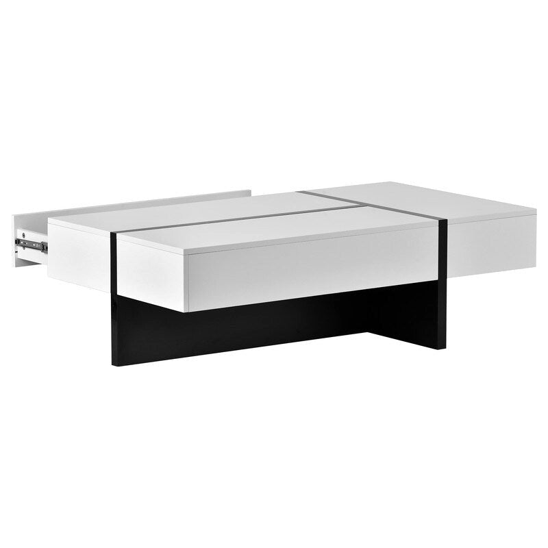 Table basse rectangulaire moderne et simple