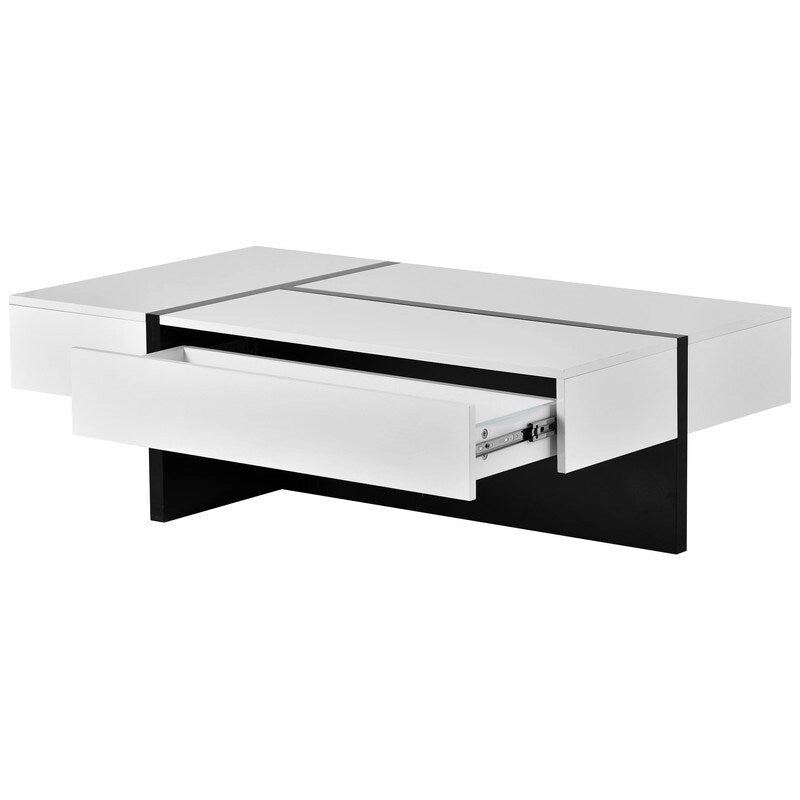 Table basse rectangulaire moderne et simple